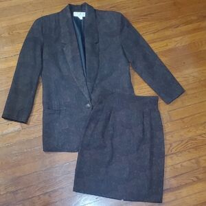 VTG 80s Paisley Suit Set